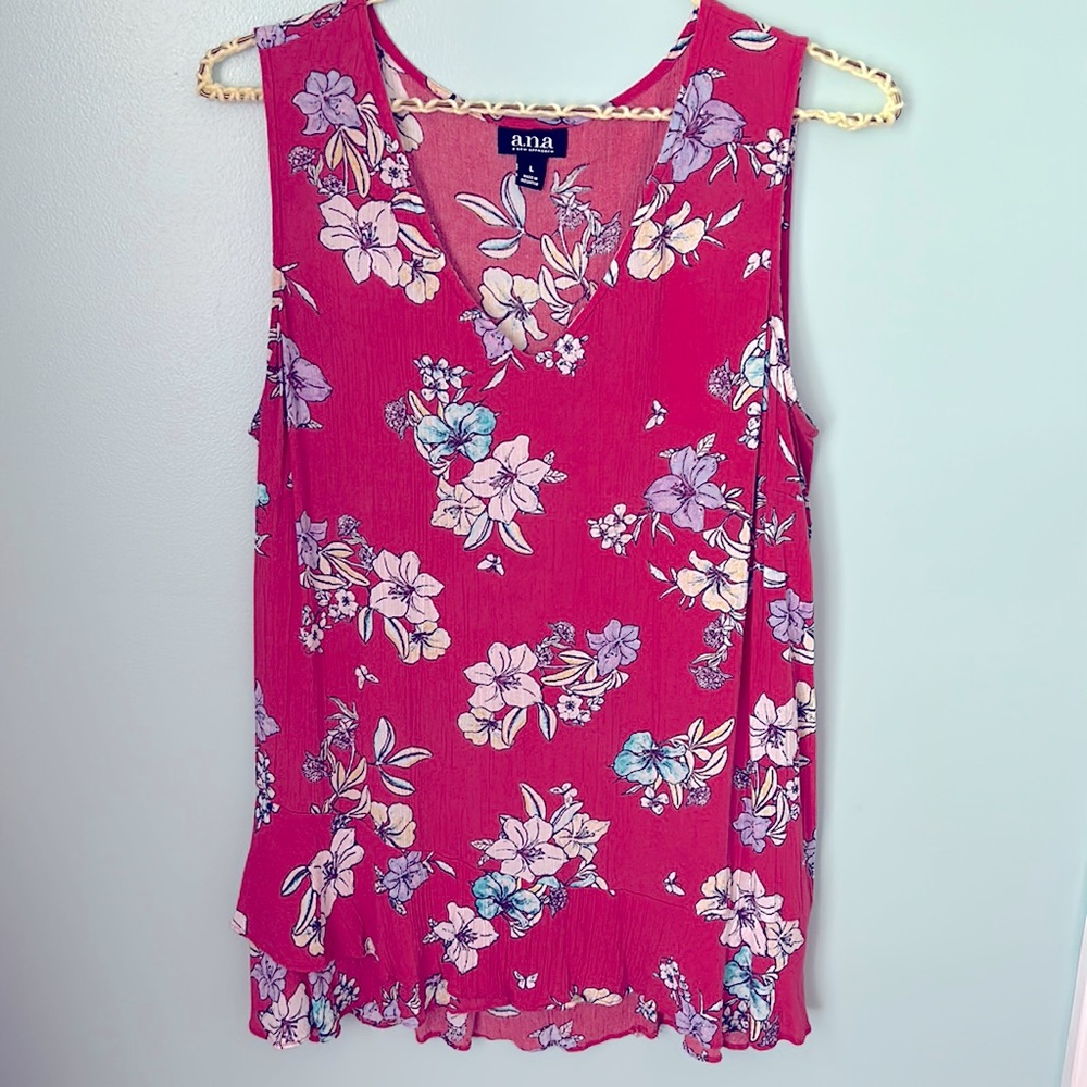 Beautiful Flowered Dress Tank